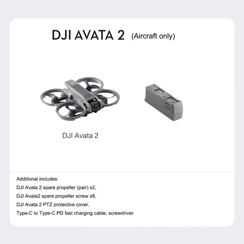 DJI Avata 2 First Perspective Aerial Photography Drone Flight Glasses Sensory Control Immersive Flight - Image 7