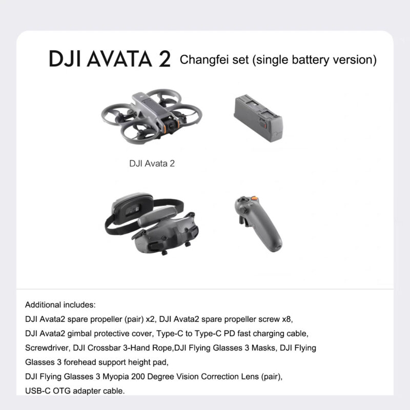 DJI Avata 2 First Perspective Aerial Photography Drone Flight Glasses Sensory Control Immersive Flight - Image 5